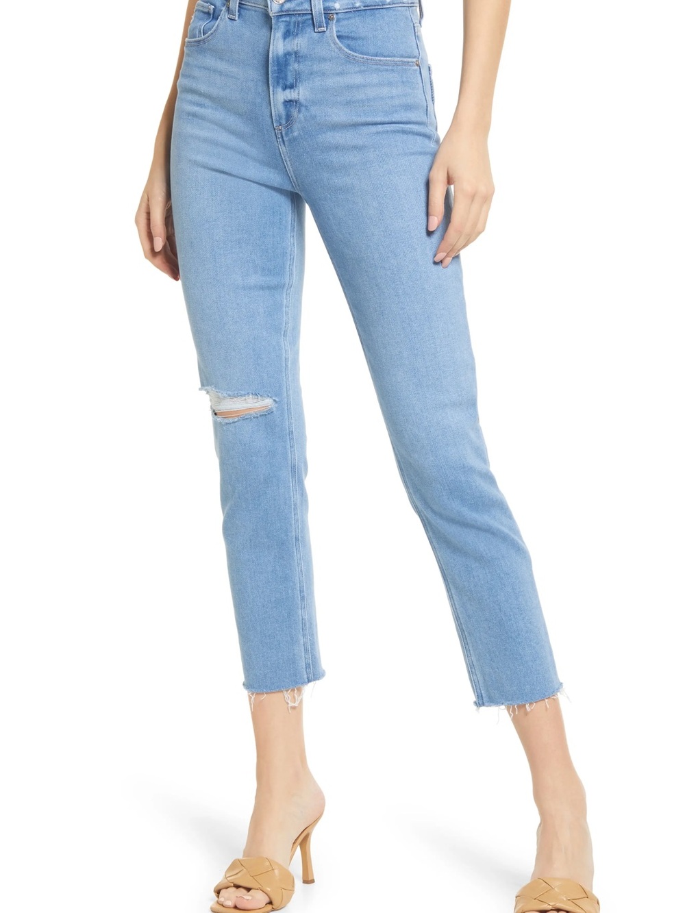 PAIGE Sarah Slim Crop Jeans